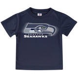 Seattle Seahawks Toddler Boys' Short Sleeve Logo Tee-Gerber Childrenswear Wholesale