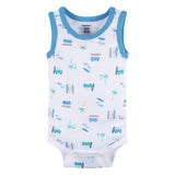 4-Pack Baby Boys Surf Beach Sleeveless Onesies® Bodysuits-Gerber Childrenswear Wholesale