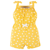 2-Pack Baby & Toddler Girls Bee Garden Tank Rompers-Gerber Childrenswear Wholesale