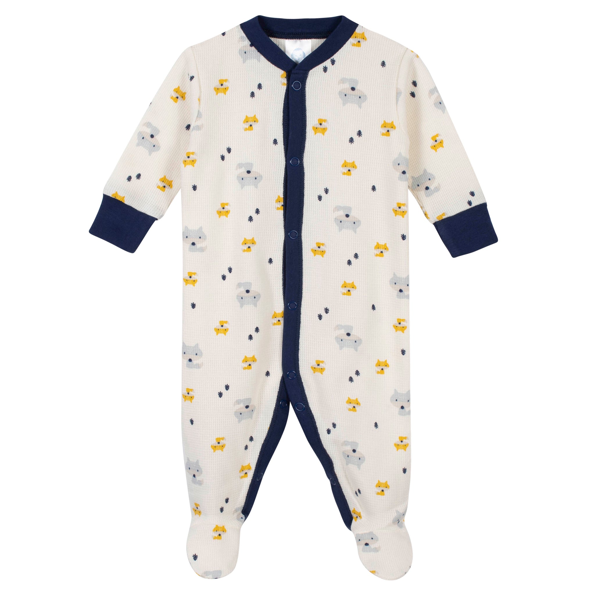 2-Pack Baby Boys Woodland Thermal Sleep N' Plays-Gerber Childrenswear Wholesale