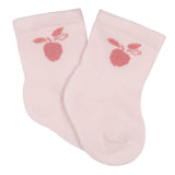6-Pack Baby Girls Appley Sweet Wiggle Proof® Socks-Gerber Childrenswear Wholesale