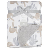 Just Born® Baby Neutral Sloth Printed Blanket-Gerber Childrenswear Wholesale