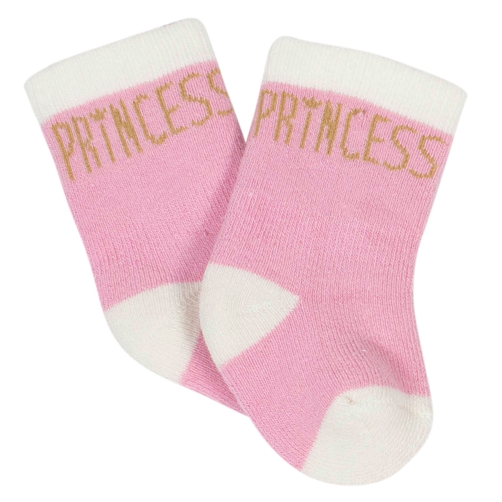 6-Pack Baby Girls Princess Wiggle-Proof Crew Socks-Gerber Childrenswear Wholesale