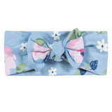 3-Piece Baby Girls Periwinkle Garden Onesies® Bodysuit, Diaper Cover & Headband Set-Gerber Childrenswear Wholesale
