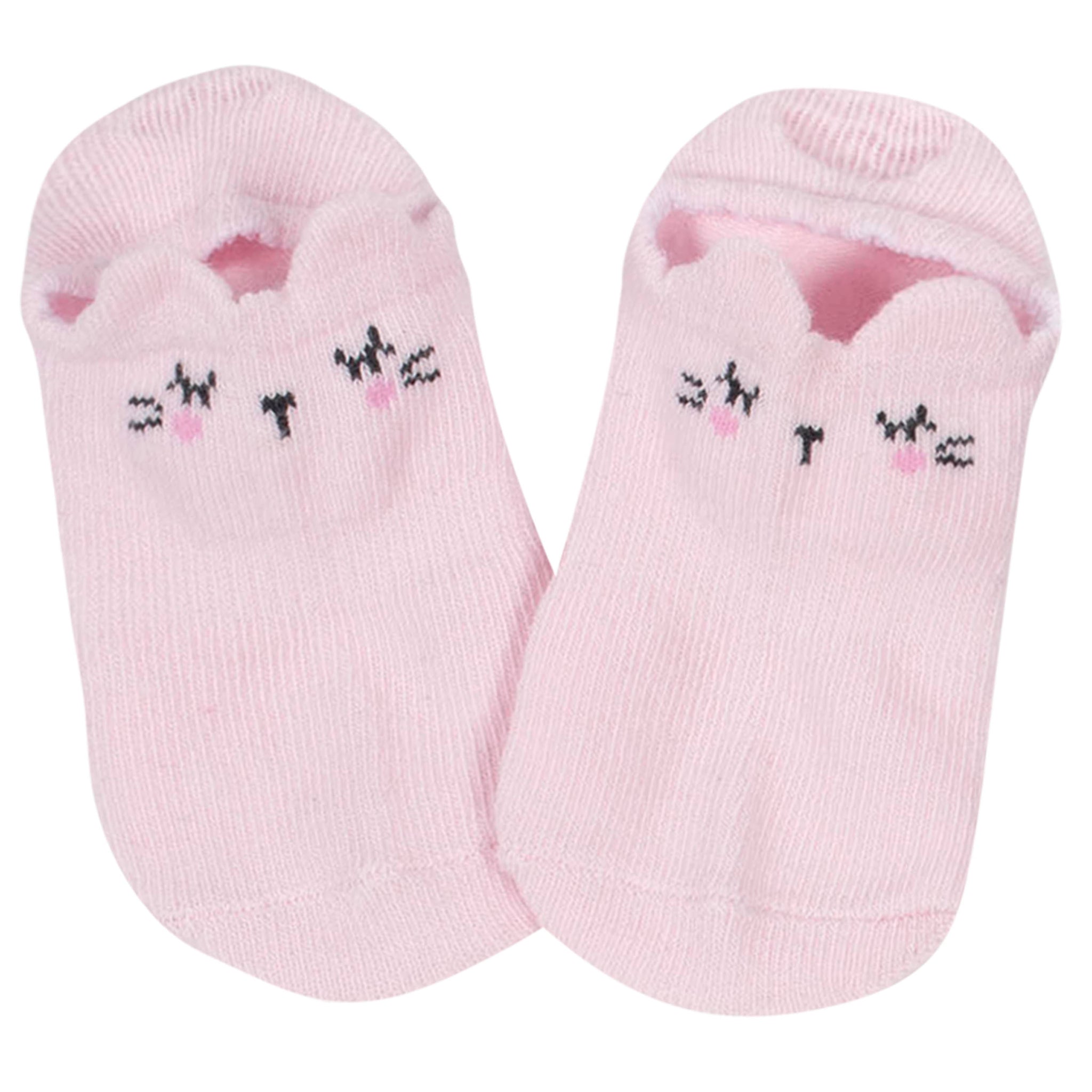 8-Pack Toddler Girls Bunny Jersey Socks-Gerber Childrenswear Wholesale