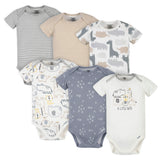 Assorted Organic Baby Boys Jungle Short Sleeve Onesies® Brand Bodysuits-Gerber Childrenswear Wholesale