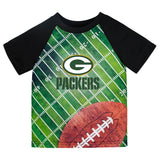 Green Bay Packers Toddler Boys Short Sleeve Tee Shirt-Gerber Childrenswear Wholesale