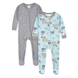 2-Pack Baby & Toddler Boys Polar Pals Snug Fit Footed Cotton Pajamas-Gerber Childrenswear Wholesale