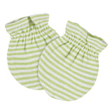 4-Piece Baby Neutral Avocado Caps & No Scratch Mittens Set-Gerber Childrenswear Wholesale