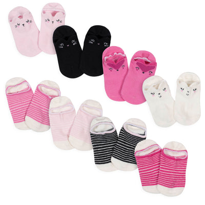 8-Pack Toddler Girls Bunny Jersey Socks-Gerber Childrenswear Wholesale