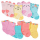 8-Pack Girls Unicorn Jersey Crew Socks-Gerber Childrenswear Wholesale