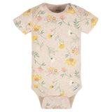 8-Pack Baby Girls Golden Floral Onesies® Bodysuits-Gerber Childrenswear Wholesale
