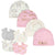 8-Piece Baby Girls Princess Caps and Mittens Bundle-Gerber Childrenswear Wholesale