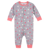 2-Pack Baby Girls Bear Thermal Footless Unionsuits-Gerber Childrenswear Wholesale