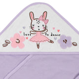 2-Pack Baby Girls Bunny Hooded Towels-Gerber Childrenswear Wholesale