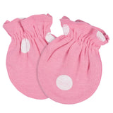 4-Pack Baby Girls Clouds No Scratch Mittens-Gerber Childrenswear Wholesale