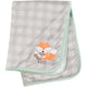 Baby Happy Fox Plush Blanket-Gerber Childrenswear Wholesale