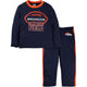 2-Piece Toddler Boys Broncos Long Sleeve Tee Shirt and Pant Set-Gerber Childrenswear Wholesale
