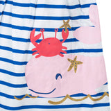 3-Piece Girls Whale Dress Set-Gerber Childrenswear Wholesale