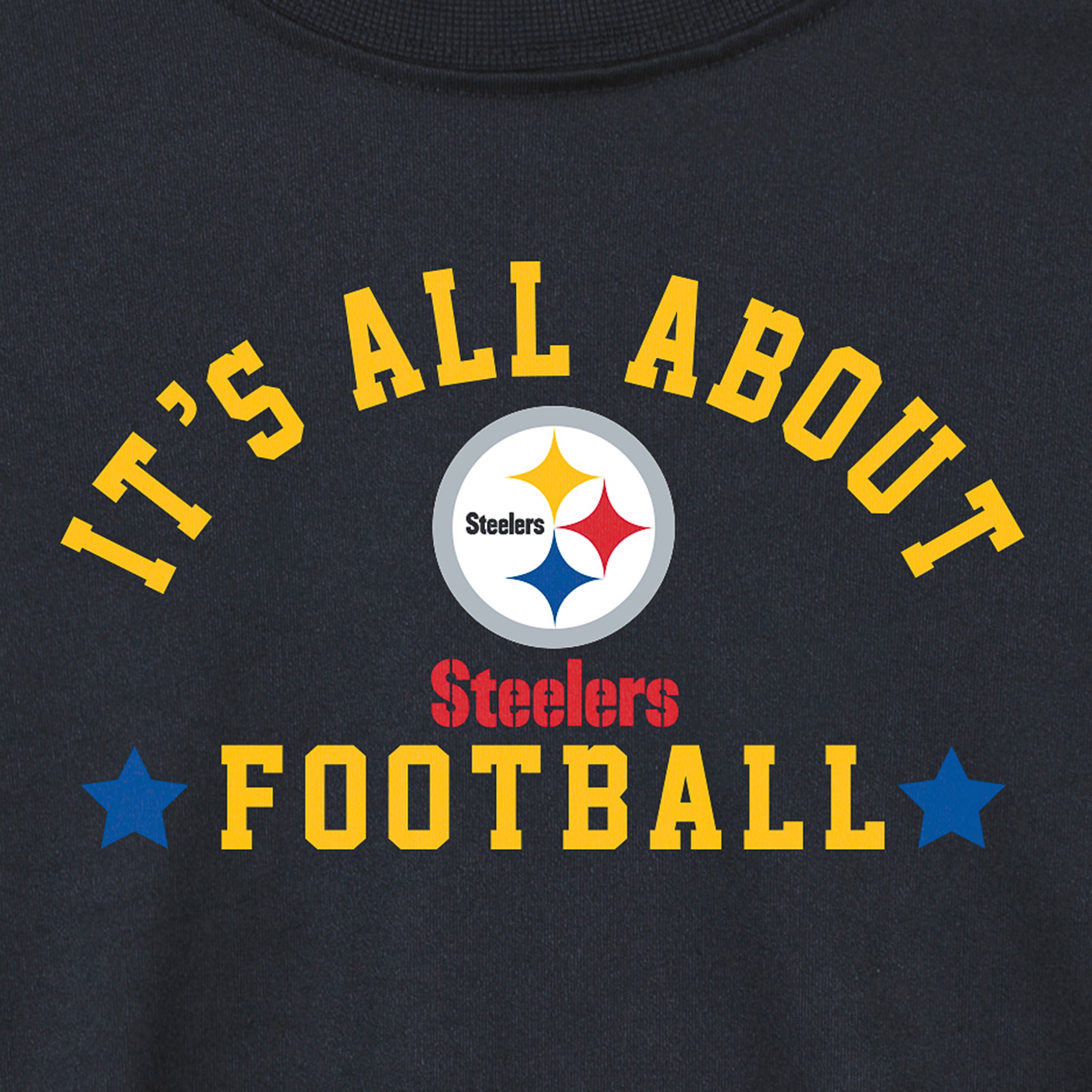 Pittsburgh Steelers Long Sleeve Tee-Gerber Childrenswear Wholesale