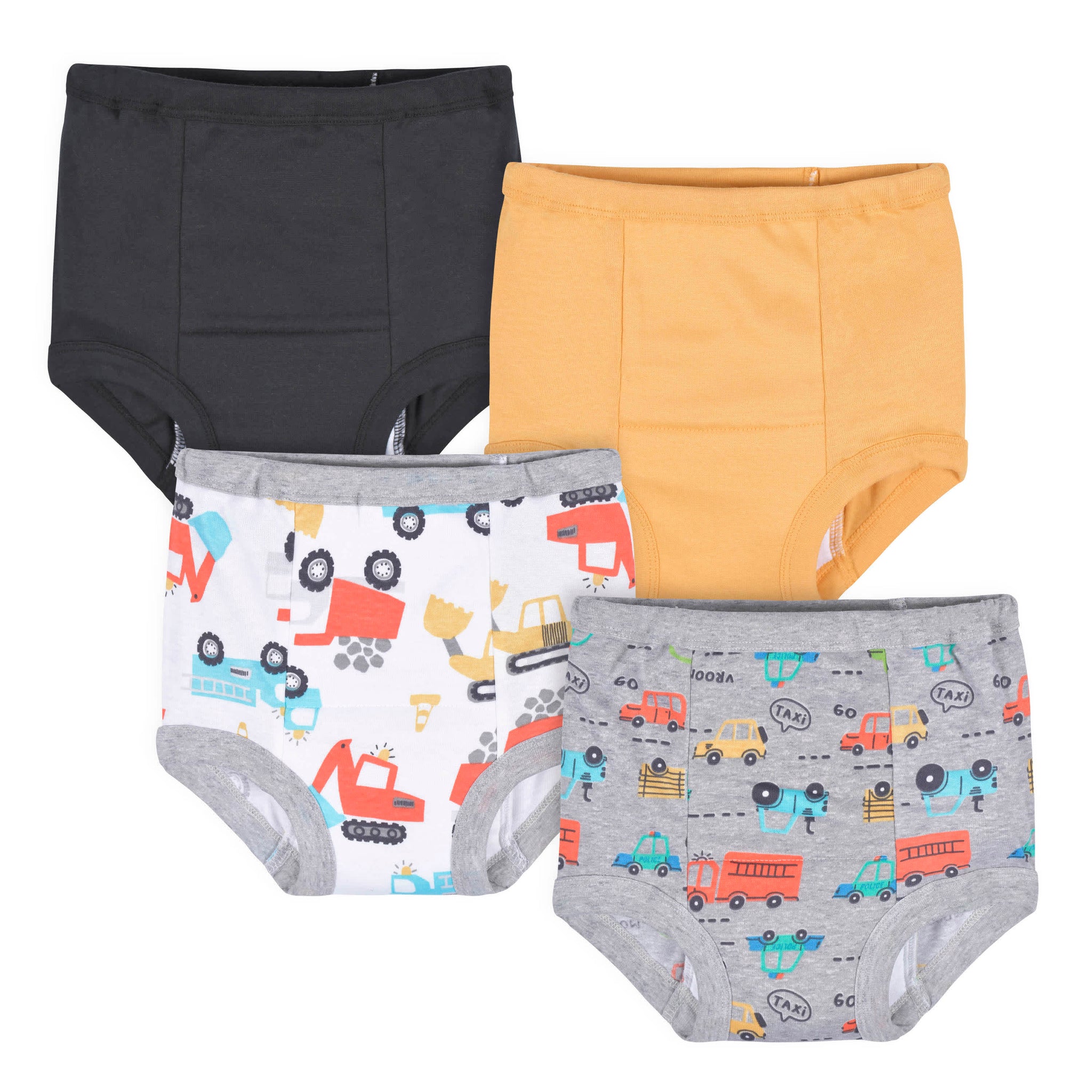 4-Pack Toddler Boys Trucks & Cars Training Pants-Gerber Childrenswear Wholesale