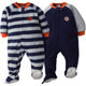 Gerber Baby Boy 2-pack Sports Blanket Sleeper-Gerber Childrenswear Wholesale