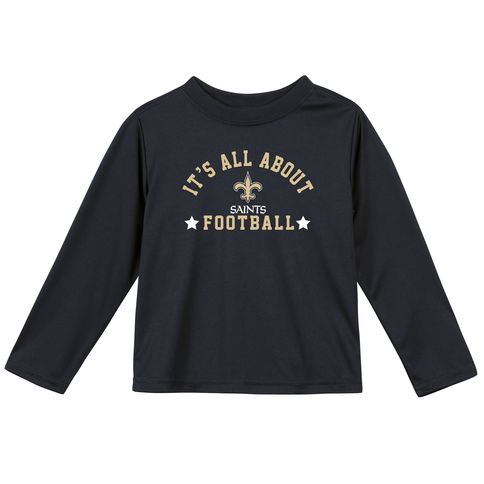 New Orleans Saints Long Sleeve Tee-Gerber Childrenswear Wholesale