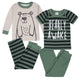 4-Piece Boys Bear Snug Fit Cotton Pajamas-Gerber Childrenswear Wholesale