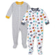 2-Pack Boys Animal Heads Snug Fit Unionsuit Pajamas-Gerber Childrenswear Wholesale