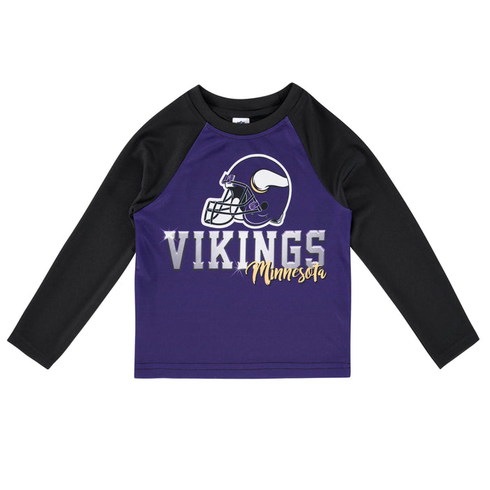 Minnesota Vikings Toddler Boys' Long Sleeve Tee-Gerber Childrenswear Wholesale