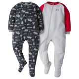 2-Pack Toddler Boys Camping Blanket Sleepers-Gerber Childrenswear Wholesale