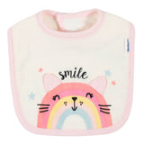 4-Pack Baby Girls Rainbow Dribbler Bibs-Gerber Childrenswear Wholesale