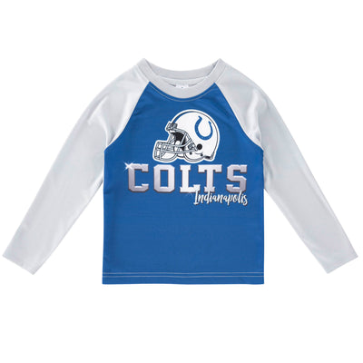 Indianapolis Colts Toddler Boys Long Sleeve Tee-Gerber Childrenswear Wholesale