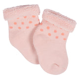 12-Pack Baby Girls Golden Floral Terry Wiggle Proof® Socks-Gerber Childrenswear Wholesale