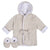2-Piece Baby Neutral Natural Leaves Bathrobe & Booties Set-Gerber Childrenswear Wholesale