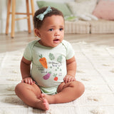 5-Pack Baby Neutral Happy Veggies Onesies® Bodysuits-Gerber Childrenswear Wholesale