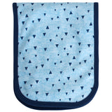 4-Pack Baby Boys Blue Triangle Burp Cloths-Gerber Childrenswear Wholesale