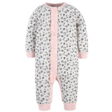 2-Piece Baby Girls Leopard Coverall & Headband Set-Gerber Childrenswear Wholesale