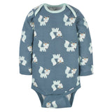 3-Pack Baby Boys Fox Long Sleeve Onesies® Bodysuits-Gerber Childrenswear Wholesale