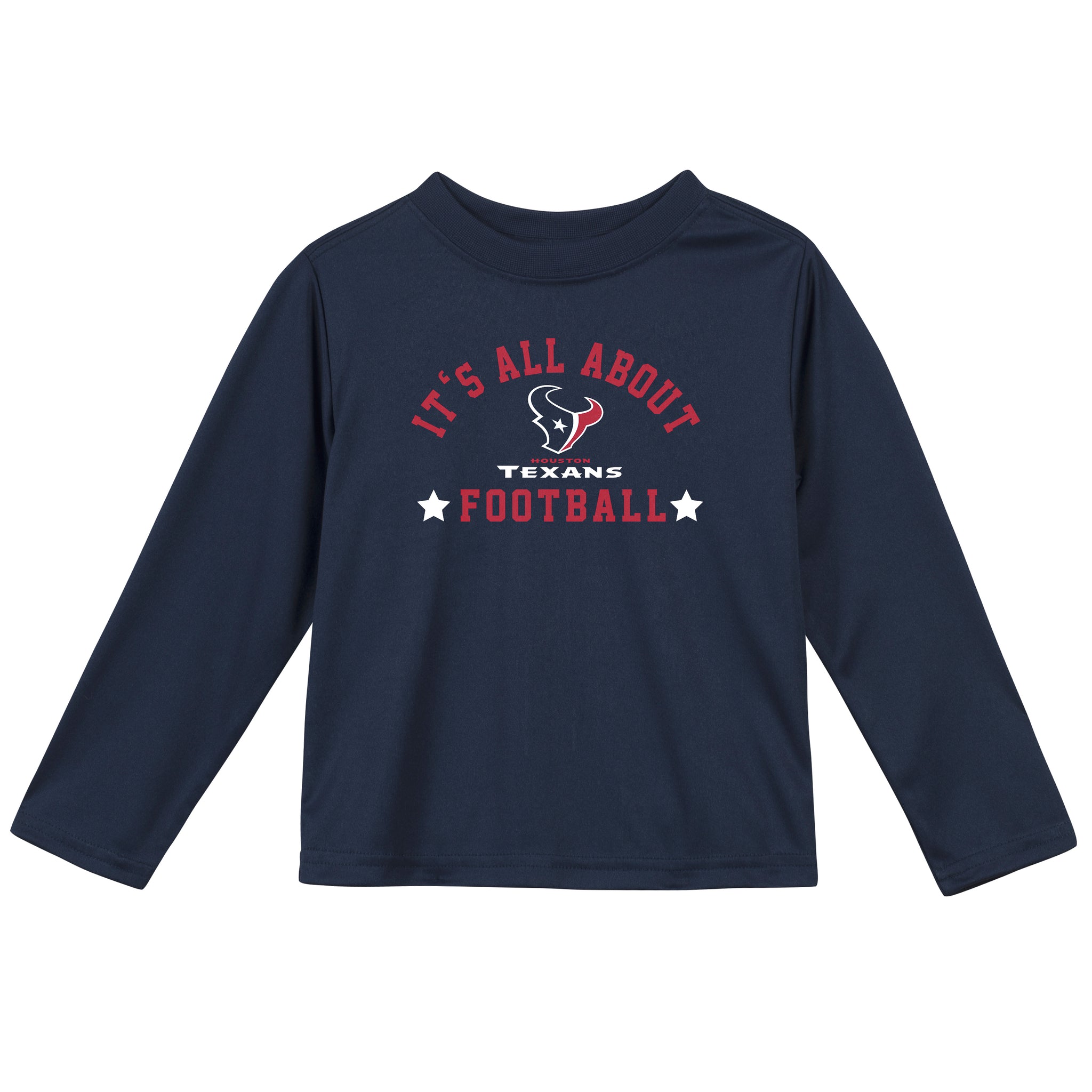 Houston Texans Long Sleeve Tee-Gerber Childrenswear Wholesale