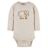 3-Pack Baby Boys Bears Long Sleeve Onesies® Bodysuits-Gerber Childrenswear Wholesale