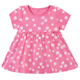 3-Piece Baby & Toddler Girls Summer Blossom Dress, Diaper Cover & Headband Set-Gerber Childrenswear Wholesale