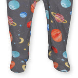 Baby & Toddler Outer Space Buttery Soft Viscose Made from Eucalyptus Snug Fit Footed Pajamas-Gerber Childrenswear Wholesale