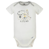 Assorted Organic Baby Boys Jungle Short Sleeve Onesies® Brand Bodysuits-Gerber Childrenswear Wholesale
