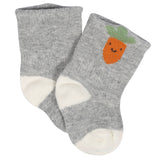 8-Pack Baby Neutral Happy Veggies Jersey Wiggle Proof® Socks-Gerber Childrenswear Wholesale