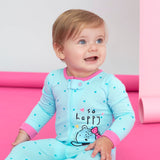 3-Pack Baby Girls Bear Sleep 'N Plays-Gerber Childrenswear Wholesale