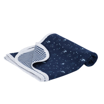 Just Born® Baby Boys Space Organic Swaddle Blanket-Gerber Childrenswear Wholesale