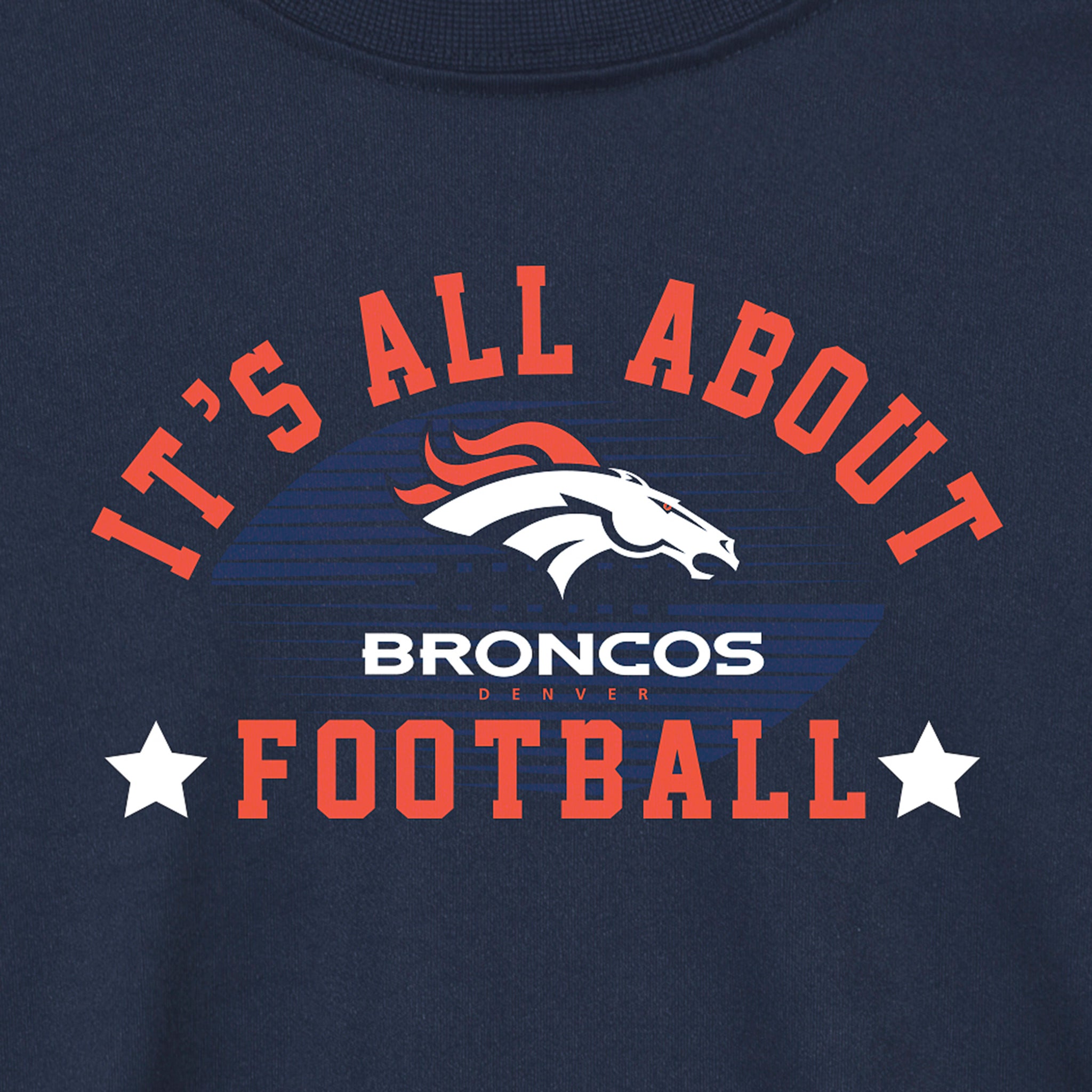 Denver Broncos Long Sleeve Tee-Gerber Childrenswear Wholesale