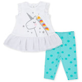 2-Piece Baby Girls Unicorn Tunic Set-Gerber Childrenswear Wholesale