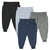 4-Pack Baby Boys Navy & Gray Microfleece Pants-Gerber Childrenswear Wholesale
